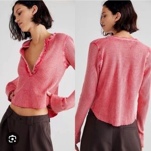 Free people One Cult thermal long sleeve- L